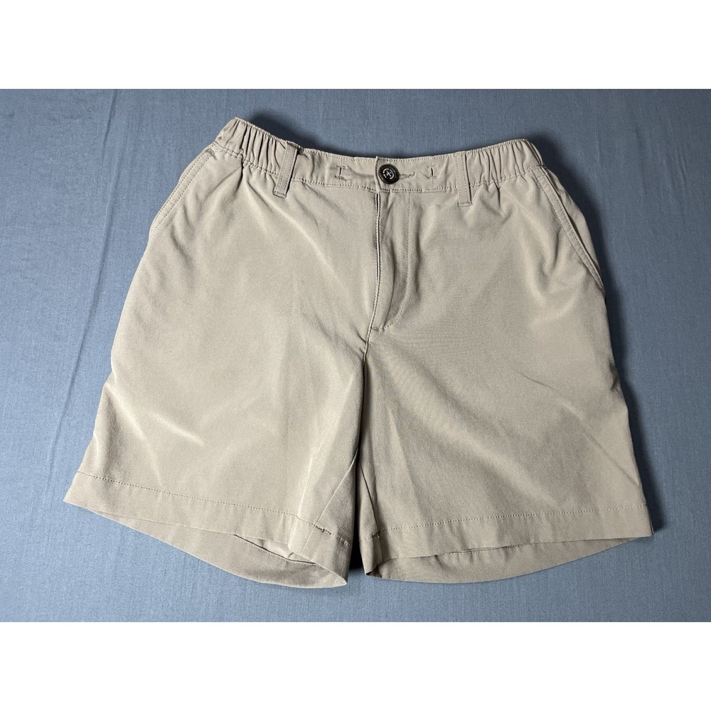 Chubbies Shorts Mens Small Beige 6" Everywear Lined Chino Elastic Waist Casual